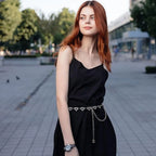 Waist Chains Belts for Women - Rhinestone Gold Silver Chain Belts for Dresses