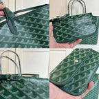 TOP Quality Designer Bag Tote Bag Shoulder Bag Handbag Green Classic Handbag 10A Luxury Shoulder Bag Premium Canvas Bag Large Capacity Shopping Bag Retro Beach Bag