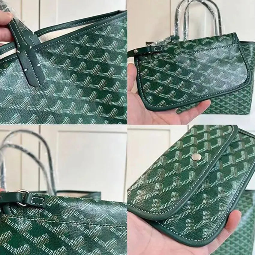 TOP Quality Designer Bag Tote Bag Shoulder Bag Handbag Green Classic Handbag 10A Luxury Shoulder Bag Premium Canvas Bag Large Capacity Shopping Bag Retro Beach Bag