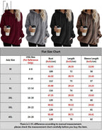 Women'S Fleece Long Sleeve Pullover Hoodies with 1/4 Zip up Sweatshirt Jumper Warm Sweaters (Apricot, L)