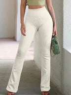 New Autumn and Winter Waist Casual Flare Sweat Pants Women Sexy Fitness Yoga Pants