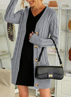 Womens Gray Sweater Fall Winter Cardigans for Women Ligghtweight Cardigan for Women