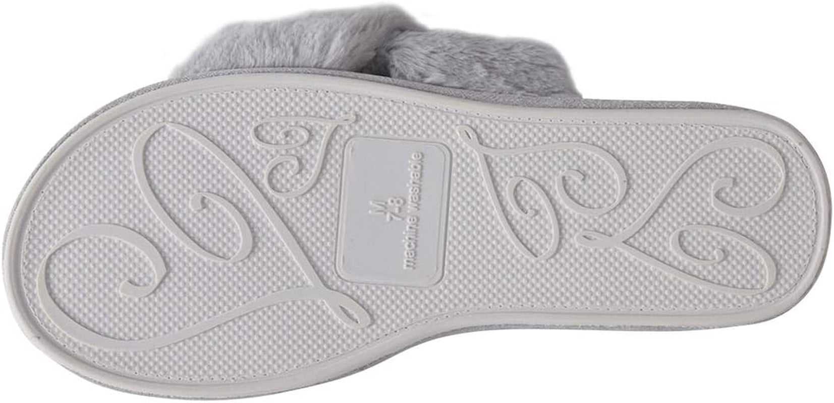 Cozy Slippers Women'S Light House Indoor Slippers Fuzzy Cross/Open Toe Slippers