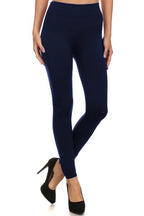 Warm FLEECE LINED LEGGINGS Thick Thermal Solid High Waisted Winter