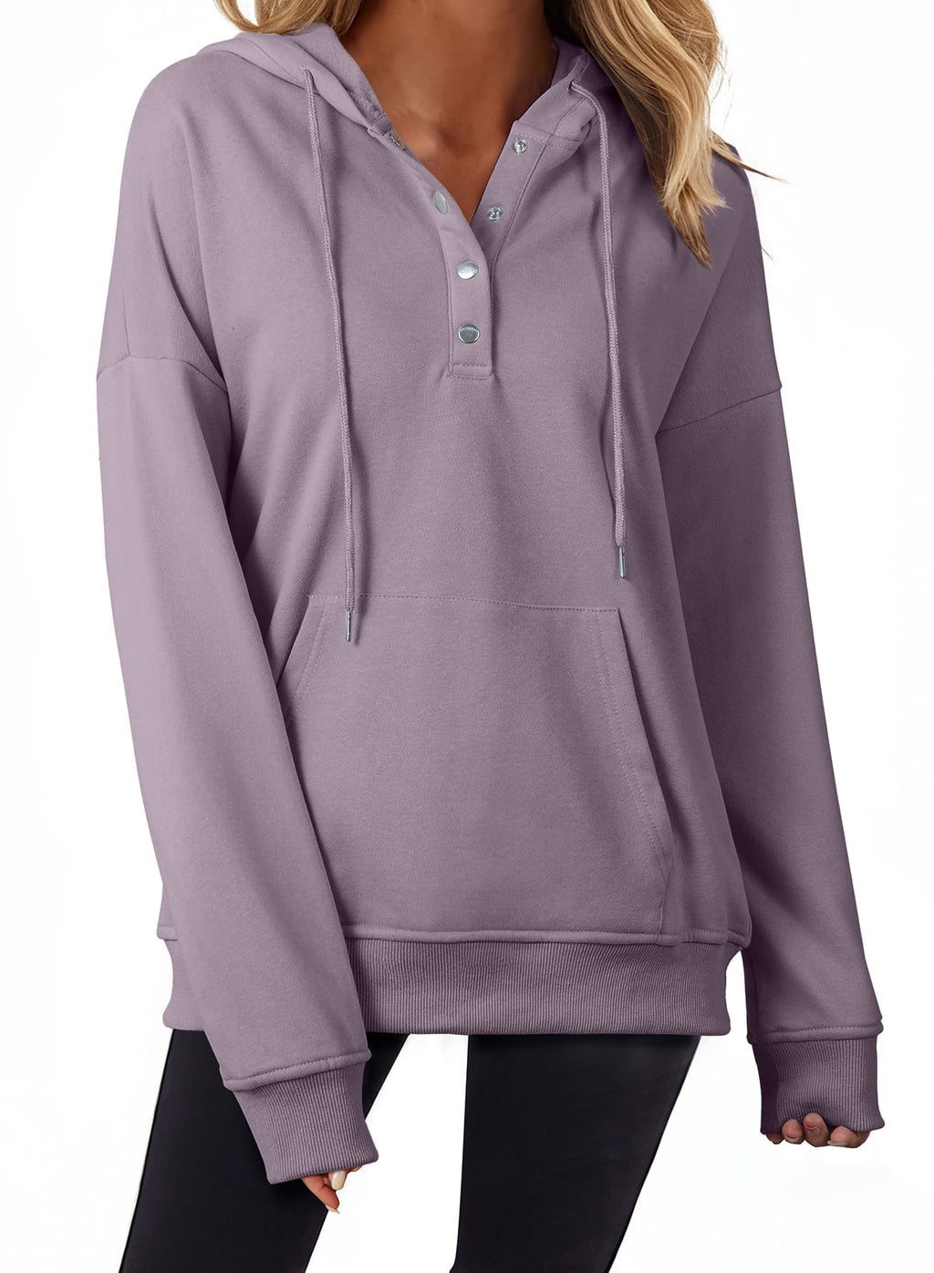 Blibea Women'S Hoodie Sweatshirt Fall Tops for Women Long Sleeves Drawstring Pullover Womens Tops