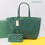 TOP Quality Designer Bag Tote Bag Shoulder Bag Handbag Green Classic Handbag 10A Luxury Shoulder Bag Premium Canvas Bag Large Capacity Shopping Bag Retro Beach Bag