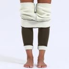 Women Winter plus Velvet Stretch Leggings High Waist Warm Leggings Women Casual Thick Winter Leggings