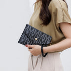 Marimar Women'S Tote Bag with Pouch and Wristlet, Signature 4 Piece Set by Mia K - Grey