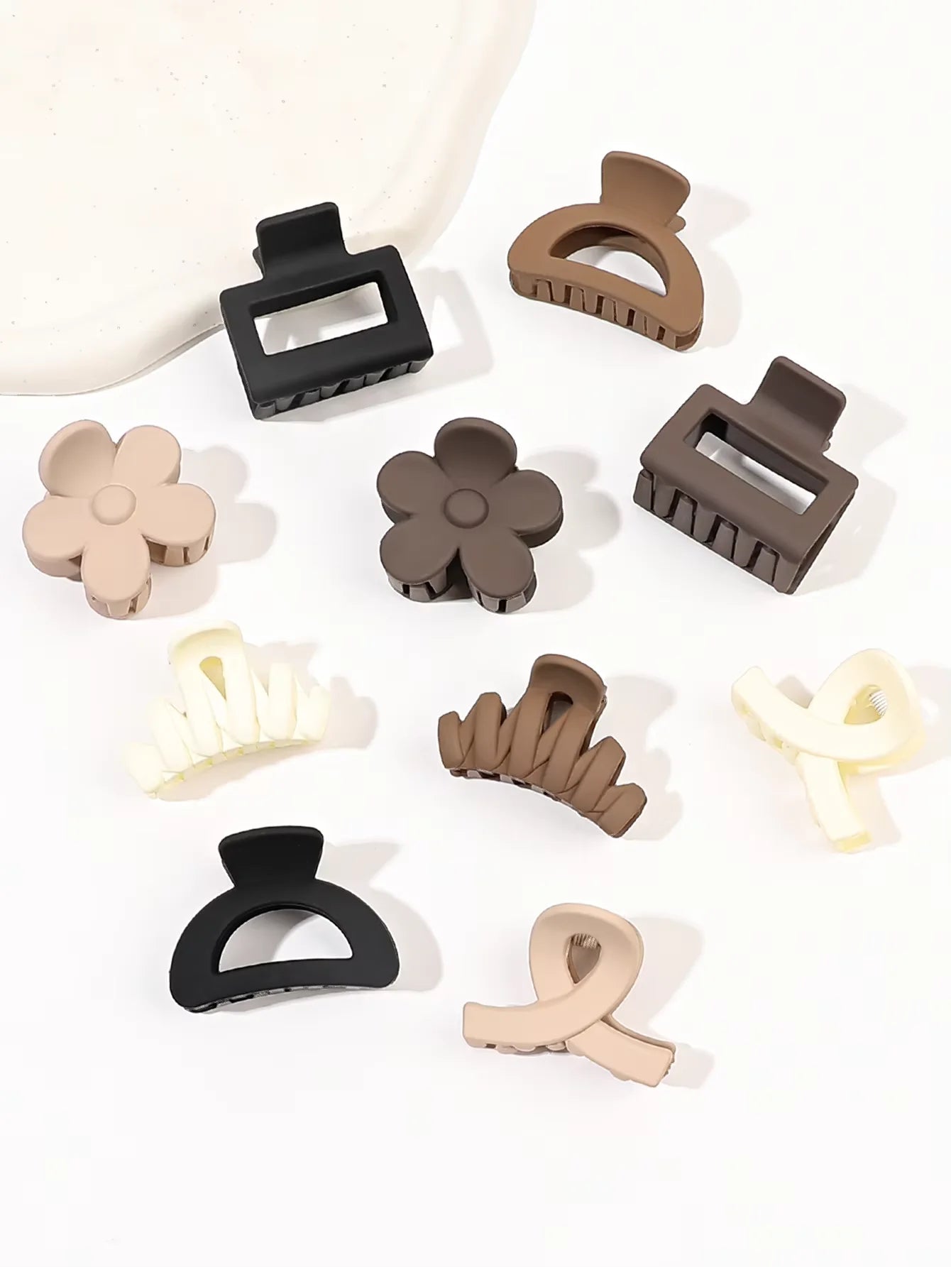 Small Hair Claw Clips for Women Girls,10 Pcs Mini Tiny Hair Claw Clips for Thin/Thick/Medium/Fine Hair
