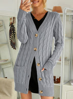 Womens Gray Sweater Fall Winter Cardigans for Women Ligghtweight Cardigan for Women