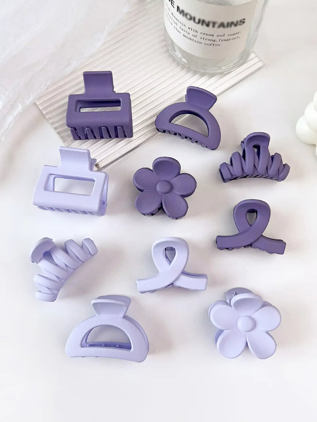 Small Hair Claw Clips for Women Girls,10 Pcs Mini Tiny Hair Claw Clips for Thin/Thick/Medium/Fine Hair