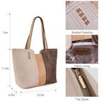 Women'S Oversized Hobo Tote Shoulder Satchel Bag, Orange Coffee