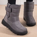 Snow Women'S Boots Fashion Woman Shoes Platform Shoes Woman New Waterproof Mid High Boots Flat Winter Boots Women Botas Mujer