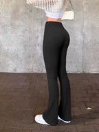 New Autumn and Winter Waist Casual Flare Sweat Pants Women Sexy Fitness Yoga Pants