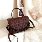 Fashion Plaid Women Shoulder Bag Chain Crossbody Bags Brand Designer Trendy Female Handbags and Purses Small Flap Top Handle Bag