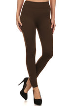 Warm FLEECE LINED LEGGINGS Thick Thermal Solid High Waisted Winter