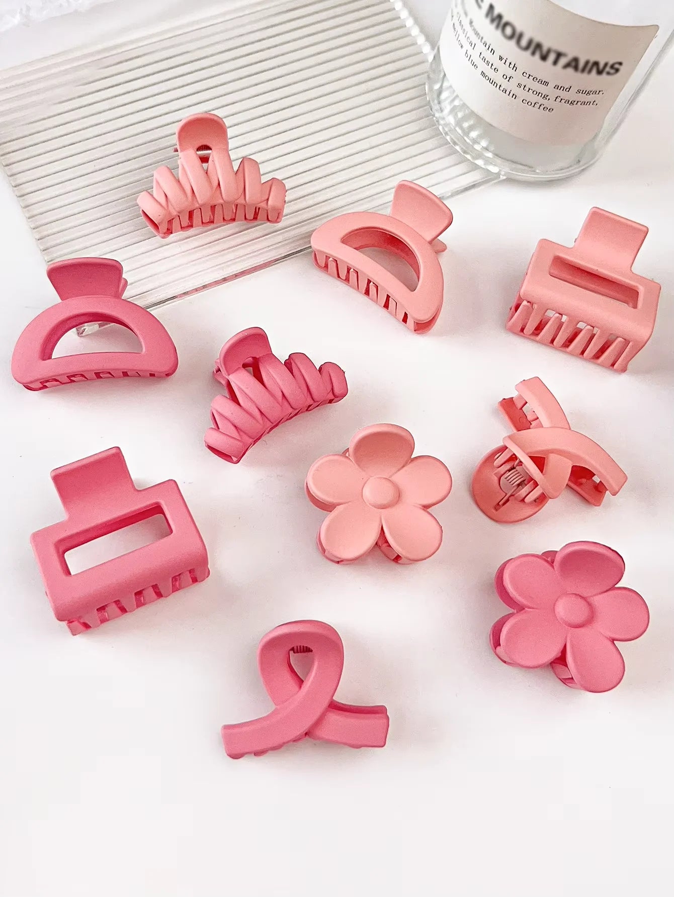 Small Hair Claw Clips for Women Girls,10 Pcs Mini Tiny Hair Claw Clips for Thin/Thick/Medium/Fine Hair