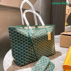 TOP Quality Designer Bag Tote Bag Shoulder Bag Handbag Green Classic Handbag 10A Luxury Shoulder Bag Premium Canvas Bag Large Capacity Shopping Bag Retro Beach Bag