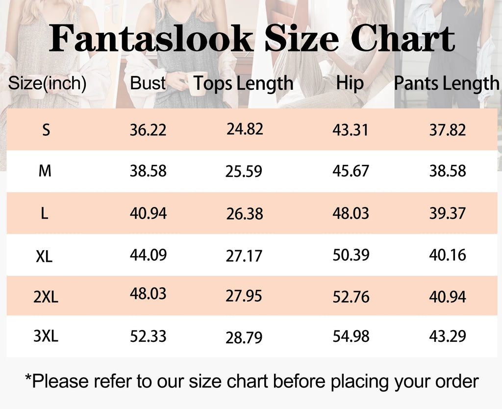Womens Pajamas Sets V Neck Tank Tops and Long Pants Two Piece Lounge Sets Summer Oufits Loungewear