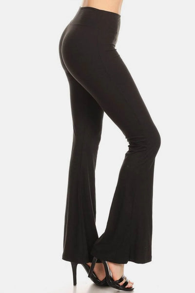 Leggings Depot Ladies High Waist Flare Leggings